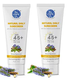 The Moms Co Natural Daily Sunscreen SPF 45- Cream - 50 gm ( Pack Of 2 )