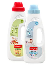 Babyhug Liquid Laundry Detergent - 550 ml AND Babyhug Liquid Multi Purpose Cleanser - 550 ml