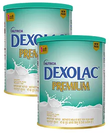 Dexolac Premium Stage 1 Tin - 400 gm (Pack of 2)