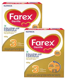 Farex Stage 3 Follow Up Formula - 400 gm (Pack of 2)