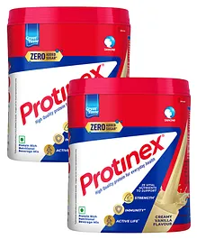 Protinex For Everyday Health And Nutritional Drink Mix For Adults With High Protein-To Increase Strength & Energy Creamy Vanilla - 400 gm (Pack of 2)