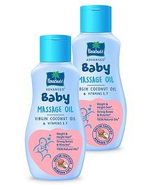 Parachute Advansed Baby Massage Oil with Vitamin E & F - 200 ml (Pack of 2)