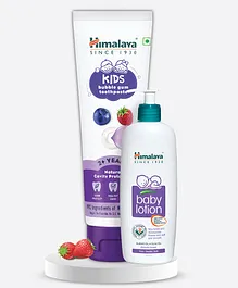 Himalaya Kids Bubble Gum Toothpaste 80g & Body Lotion 400ml