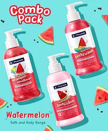 Pine Kids Watermelon Bath and Body Combo Pack of 3 - 250ml each