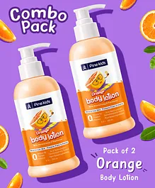 Pine Kids Orange Body Lotion Pack of 2 - 250ml each