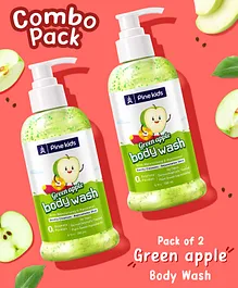 Pine Kids Green Apple Bodywash Pack of 2 - 250ml each