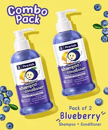 Pine Kids Blueberry Shampoo and Conditioner Pack of 2 - 250ml each