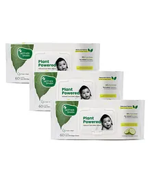 Mother Sparsh Plant Powered Natural Baby Wipes With Cucumber Extract - 60 Pieces (Pack of 3)