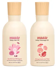 Maate Massage Oil - 150 ml & Hair Oil - 150 ml