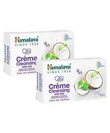 Pack of 2 of Himalaya Creme Cleansing Baby Bar  (125g & 125g)
