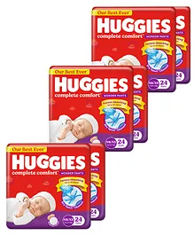 Huggies Wonder Pants Newborn - Extra Small (NB-XS) Size Baby Diaper Pants India's Fastest Absorbing Diaper - 48 Pieces - (Pack of 3)
