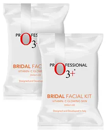O3 plus Bridal Facial Kit Vitamin C Glowing Skin- 136 gm Pack of 2