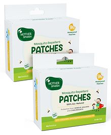 Mother Sparsh 100% Natural Mosquito Repellent Patches for Babies and Children - 96 Patches (Pack of 2)