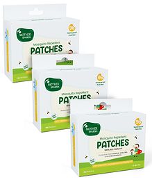 Mother Sparsh 100% Natural Mosquito Repellent Patches for Babies and Children - 96 Patches (Pack of 3)