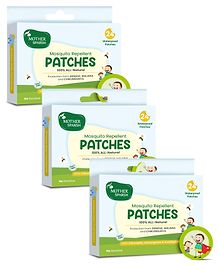 Mother Sparsh 100% All Natural Mosquito Repellant Patches for Babies - 24 Patches (Pack of 3)