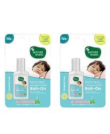 Mother Sparsh Baby Natural Vapour Complete Cold Relief Roll-On With Thymol Crystal Eucalyptus Oil & Peppermint Oil - 15 ml (Pack of 2)