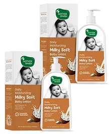 Mother Sparsh Milky Soft Daily Moisturizing Baby Lotion-300 ml (Pack of 2)