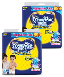 MamyPoko Standard Pants All Night Absorb Large - 66 pieces (Pack of 2)