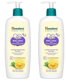 Himalaya Babycare Baby Lotion With Pure Cow Ghee - 400 ml Pack of 2