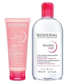 Bioderma Sensibio Sensitive Skin Double Cleansing Combo