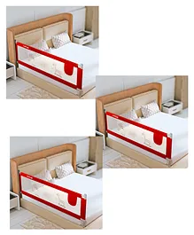 LuvLap Comfy Bed rail Red (Pack of 3)
