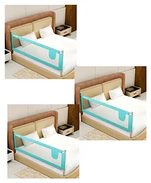 LuvLap Comfy Bed Rail Green Without Print (Pack of 3)