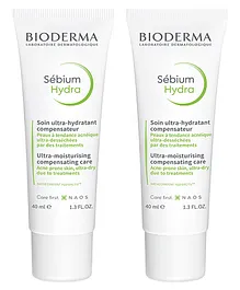 Bioderma Sebium Hydra Ultra-Moisturising Cream Very Dry Acne-Prone Skin Combo (Pack of 2)