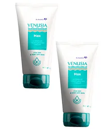 Dr. Reddy's Venusia Max Intensive Moisturizing Cream | Dermatologist Recommended for Dry to Very Dry Skin | Clinically proven for up to 24 hrs. Moisturization | For Face & Body | 150g (Pack of 2)