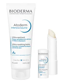 Bioderma Intense Hydration Duo with Atoderm Baume and Stick Levres Combo