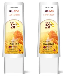 Cetaphil Biluma Sunscreen SPF 50+ Brightening & Hydrating Sunscreen - 50 ml (Pack of 2)