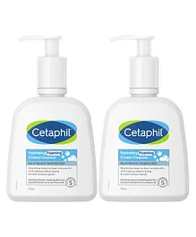Cetaphil Hydrating Foaming Cream Cleanser- 236 ml  (Pack of 2)