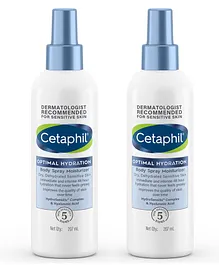 Cetaphil Optimal Hydration Body Spray Moisturizer - 207 ml  (Pack of 2)