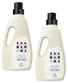 Ed-a-Mamma Clean Bean Laundry Detergent 1000 ml Pack of 2