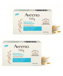 Aveeno Baby Daily Moisture Cleansing Bar - 75 g (Pack of 2)