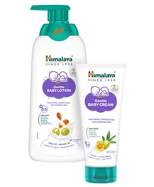 Himalaya Gentle Baby Cream 200ml And Baby Lotion 400ml
