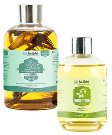 Nat Habit 100% Pure Olive Baby Massage Oil 200ml & Baby Massage Oil 200ml