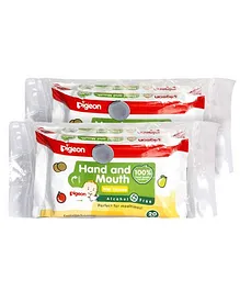 Pigeon Baby Hand and Mouth Wipes - 40 Sheets