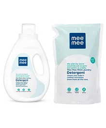 Mee Mee 1500 Ml laundry Detergent with 500 ml Refill pack