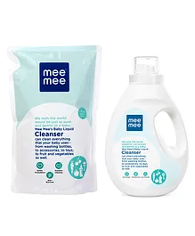 Mee Mee 1500 Ml Vegetable Liquid Cleanser with 1200 ml Refill pack