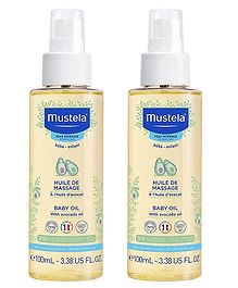 Mustela Baby Oil - 100 ml  - Pack  Of 2