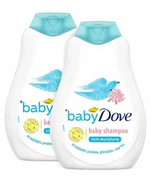 Baby Dove Rich Moisture Shampoo 400 ml - Pack  of 2