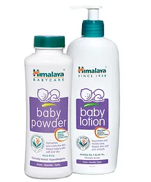 Himalaya Herbal Baby Powder - 400 gm &  Baby Lotion - 400 ml