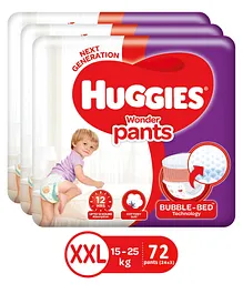 Huggies Wonder Pants XX Large Pant Style Diapers - 24 Pieces - ( Pack of 3 )