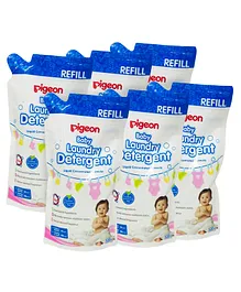Pigeon Liquid Laundry Detergent Refill Pack - 500 ml each (Pack of 6)