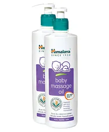 Himalaya Herbal Baby Massage Oil Dispenser Bottle - 500 ml ( Pack of 2)