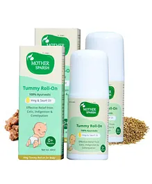 Mother Sparsh Tummy Roll-On - 40 ml ( Pack of 2 )