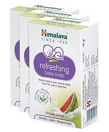 Himalaya Herbal  Refreshing Baby Soap Watermelon - 75 gm ( Pack of 3 )