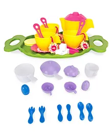 Giggles Cooking Set - Blue Purple & Giggles Tea Party Set - Multi Color