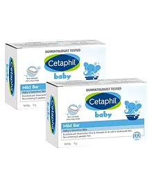 Cetaphil Baby Mild Bar - 75 g Pack of 2