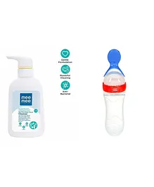 Mee Mee Baby Accessories And Vegetable Liquid Cleanser  (300 ml) with Silicone Food Feeder